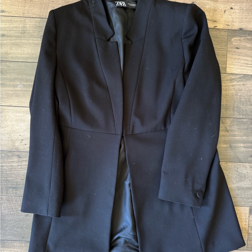 Zara Women's Elegant Black Suit Jacket